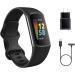 Fitbit Charge 5 Advanced Fitness Tracker with GPS, Heart Rate, Sleep & Health Tracker - Power Bundle | Graphite Stainless Steel - Buy Online on GoSupps.com