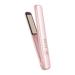 Hair Straightener Wand Curler Rechargeable Straightening Iron Hair Tools Wireless Straightener Professional Hot Iron Curling Wand Instant Heat Up Home Salon Deals of Today Daily Pink