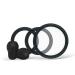 Stethoscope Replacement Parts Kit - Diaphragm & Ear Tips Compatible with Littmann Cardiology & Classic - Adult & Pediatric - Black - Buy Online on GoSupps.com