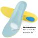 Memory Foam Sports Shoe Inserts - Arch Support Insoles for Women, Men, Kids - Yellow/Light Blue - Size M (Men's 6-9/Women 7-11) - Buy Online on GoSupps.com