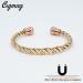 Cigmag Lymphatic Drainage Copper Bracelet for Women | 99% Pure Copper Magnetic Bracelet with Ultra Strength Magnet | Adjustable Brazaletes Cuff Bangle | Grape Tricolour | 2 Magnets - Buy Online on GoSupps.com