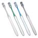 Mobestech 4 pieces of men's toothbrush travel toothbrush solid toothbrush for adults hard solid toothbrush large head toothbrush toothbrush with fine bristle manual cleaning brush man