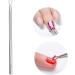 1Pcs Stainless Steel Nail Gel Polish Remover Triangle Stick Rod Cuticle Pusher Art Tools with PU Bag Comfortable and Environmentally - Buy Online on GoSupps.com