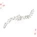 DOITOOL Crystal Hair Comb Bridal Wedding Headpiece Leaf Hair Pin Rhinestone Headpiece Jewelry Hair Comb Rhinestone Hair Clip Rhinestone Barrettes Tiara Bride Manual Hair Piece - Buy Online on GoSupps.com