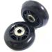 GSHFIGHTING Black Luggage Suitcase Replacement Wheels Set - 75mm x 24mm x 8mm - Inline Skate Wheels with ABEC 608zz Bearings - Buy Online on GoSupps.com