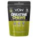 VOW Nutrition Creatine Chews 100 Flavoured Chews Creatine Monohydrate Convenient & Tasty Chewable Creatine Informed Sports Approved (Apple Mango & Lime)