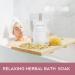 Matana Herbal Sitz Bath Soak - Postpartum & Hemorrhoid Care Relief | 100% Natural Epsom Salt with Organic Rose Bud & Lavender | 8oz Vegan - Buy Online on GoSupps.com