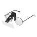 Reading Glasses Clip On Magnifiers for Eyeglasses and Flip Up Blue Light Blocking Clear Glasses for Women Men 1.5X 2.5X 3.5X Clip On Reading Glasses with 3 Detachable Lenses for Fly Tying Reading