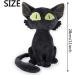 HFFJJLTU Plush Toy Black Cat Black Cat Stuffed Animals Toy Cute Stuffed Cat Plush Doll Black Cat Design Sofa Pillow Decoration Doll Gift Black Cat Plush Stuffed Toy For Anime Fans And Collectors 28CM - Buy Online on GoSupps.com