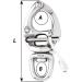 Wichard Quick Release Swivel Eye Snap Shackles - Size: 2 3/4" - Buy Online on GoSupps.com