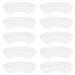 Yxhzvon heel protection silicone 5 pairs gel heel protection silicone pads heel gel for too large shoes heel protection self -adhesive silicon heel pads for high heels leather shoes