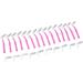 Small L-Shaped Interdental Brush - Push-Pull Oral Care & Tooth Whitening 25 Pink Cleaning Brushes - Buy Online on GoSupps.com