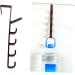 BUGUUYO 3pcs Wall Coat Clothes Rack Over The Door Hanger Five Sections Hanging Door - Buy Online on GoSupps.com