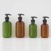 Solustre 5pcs Dark Green 300ml Soap Dispenser Bottles | Refillable Hand Lotion Shampoo Foam Gel & Water Containers for Travel & Home - Buy Online on GoSupps.com