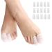 Toe protection 10 medium toe protection caps 5 pieces large toes gel finger protection for the prevention of bubbles corn corns toe protection - unisex