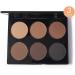 Three-dimensional brightening six-color repair powder high-gloss shadow repair powder nose shadow silhouette high nose bridge. (2#) - Buy Online on GoSupps.com