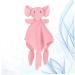 Garneck Soothing Towel for Babies | Cute Little Dog Plush Toy Blanket | Pink Love Blanket & Bibs - Perfect Baby Gifts - Buy Online on GoSupps.com