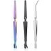 C Curve Cuticle Remover Nipper & Shaping Tweezers Set - Professional Black Nail Pincher - Buy Online on GoSupps.com