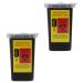 Healeved 2pcs Shaving Recycling Bin Dispenser - Eco-Friendly Barbershop Accessories for International Shipping - Buy Online on GoSupps.com