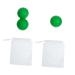 Nolitoy 1 set of fascia ball massage ball trigger point ball rear shoulder rash neck massage lacrosse ball massage device in spherical massage solid TPE massage accessories hand fitness