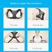 GMOIUJ Posture Corrector Back Brace - Adjustable Upper Shoulder Relief Trainer & Spine Corset Support (Color D Size L) | International Shipping Available - Buy Online on GoSupps.com