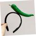 SKISUNO Chili Hair Hoop Headband Hair Accessories for Kids Chili Pepper Hat Chili Design Hair Hoop Fruit Man Elastic 1 count (Pack of 1) Green - Buy Online on GoSupps.com