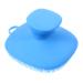 Ipetboom Face Scrub Brush Cleansing Brush Bath Brush Silica Gel Beauty Silicone Face Brush 7x7cm Blue