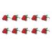JSGHGDF Simulation Fruit Hairclip Set of 10 for Girl Carnivals Party Hair Pin Girl Women Cute Hair Clip Kids Dress Up Barrettes Strawberry