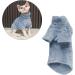 NAVESO Cats Vest Turtleneck Sweater Sphinx Hairless Cat Clothes Kittens Winter Clothes Two-Legged Pet Turtleneck Sweater and Vest for Sphynx Hairless Cat Chihuahua Bulldogs (Blue) L - Buy Online on GoSupps.com