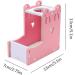 xihan123 Hamster Bowl Plastic Rabbit Food Bowls Durable Resuable Rabbit Hay Feeder For Allow To Keep The Cage Area Clean Help Reduce Hay Waste set-pink - Buy Online on GoSupps.com