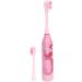 Children's Electric Toothbrush - Cartoon Pattern Pink Oral Care for Kids Battery Operated - Buy Online on GoSupps.com