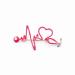 1 Piece Stethoscope Brooch Pins Electrocardiogram Stethoscope Brooch Heart Shaped Pin Stethoscope Lapel Pin for Clothing Bags Women Men Decorations
