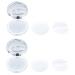 Mipcase 2pcs Boxes Powder Box Powder for Women Body Case Powder Storage Case Clamshell Cosmetic Packing Box