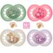MAM Original LATEX Pacifier Set of 4 - Flowers & Friends for Girls | Includes 2 Sterilized Transport Boxes | Ideal for 16 Months+ | International Shipping Available - Buy Online on GoSupps.com