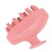 Fomiyes hair scales scalp massage Brush massage brush for the scalp head cleaning brush Massage brush made of silicone tools Massage brush for at home head and head skin massage device 9.5x7cm pink