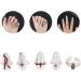 minkissy 3 Sets nail ring Finger Jewelry Women Ring Gift rings for women Finger Tip ring for women nail jewels women s rings red suits womans rings ladies gifts Zinc alloy white girl Miss 2X0.9X0.9CM White - Buy Online on GoSupps.com