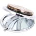 GlassOfVenice Murano Glass Millefiori Folding Compact Mirror - Topaz Gold - Buy Online on GoSupps.com