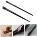 Baluue 9 Sets Eyeliner Brush Makeup Brush Eyebrow Eye Liner Wands Ear Brow Brush Black Wood - Buy Online on GoSupps.com