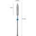 BNG Cuticle Drill Bit for Nails Electric Nail Drill File Professional 1 Pcs Diamond Carbide Cuticle Cleaning Efile Bits Nail Art Replacement Burr Manicure File Tool Medium - Buy Online on GoSupps.com