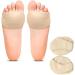 DEWIN Foot Gel Pad Forefoot Cushion Pad Fabric Ball Made of Foot Gel Cushion Pillow Metatarsal Forefoot Support Soles 1 Pair