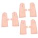 minkissy 3 Pairs Sun Protection Half Finger Gloves Skin Protective Gloves Uv Hand Protector Nail Art Gloves Uv Gloves Shield Gloves Salon Manicure Gloves Hand Guard Riding Miss Nylon