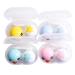SOLUSTRE 4 pieces holder for lens case lens container lens holder duck colored contact lenses