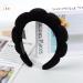 YOUNUO Spa Headband for Women - Sponge & Velvet Fabric, Black - Face Washing, Makeup, Skincare, Shower - Hair Accessories - Buy Online on GoSupps.com