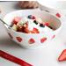Bowl Snack Dip Bowls Dishware Household Ceramic Rice Bowl Strawberry 6 inch Noodle Bowl Creative Cute Large Capacity Salad Bowl Compatible with Kitchen Restaurant Gifts - Buy Online on GoSupps.com