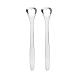 MaNMaNing For Oral Tounge Scraper Steel Scrappers Clean Tongue Care Stainless Beauty Tools MAN22K023