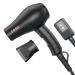 Mini Blow Dryer Ceramic Ionic 1000 Watts for Painting and Acrylic Pouring Small Hair Dryer Compact and Lightweight for Kids and Travel 2 Speed Settings and Cool Shot Plus Concentrator Black