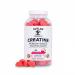 Outlaw Formulas Creatine Gummies 5g Sugar Free Creatine Monohydrate Sour Raspberry Lemonade 30 Servings Third Party Lab Tested Made in USA for Muscle Strength and Recovery