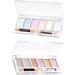 Nail Mirror Powder 6 Colours Manicure Chrome Glitter Pigment with Eyeshadow Stick Colorful nail chrome powder - Buy Online on GoSupps.com