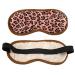 ObboMed ME-1010A Soothing Silk Eye Sleep Mask with Cooling Gel Pack Cold Therapy Relief Wrap for Insomnia Tired Puffy Eyes Headache Wrinkles Dark Circles and Relaxation Leopard Print Me-1010a: Leopard Print with Gel Pack