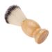 Portable Men's Shaving Brush - Soft Synthetic Hair Non-Slip Wooden Handle Ideal for Travel & Home Use - Buy Online on GoSupps.com